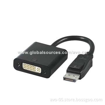 Display Port to DVI Cable, Supports Up to 10.8Gbps Data Transmission Rate